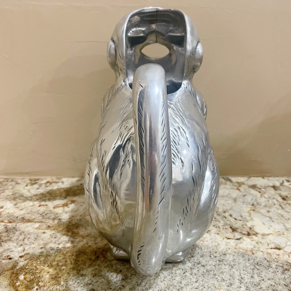 Arthur Court Designs Aluminum Monkey Pitcher 2003 - Picture 3 of 13
